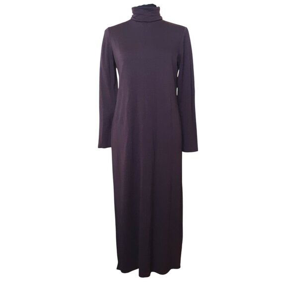 Pure J Jill Luxe Tencel Turtleneck Maxi Dress - Picture 1 of 4